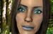 amanda textured blue with hair FACE bckgrd